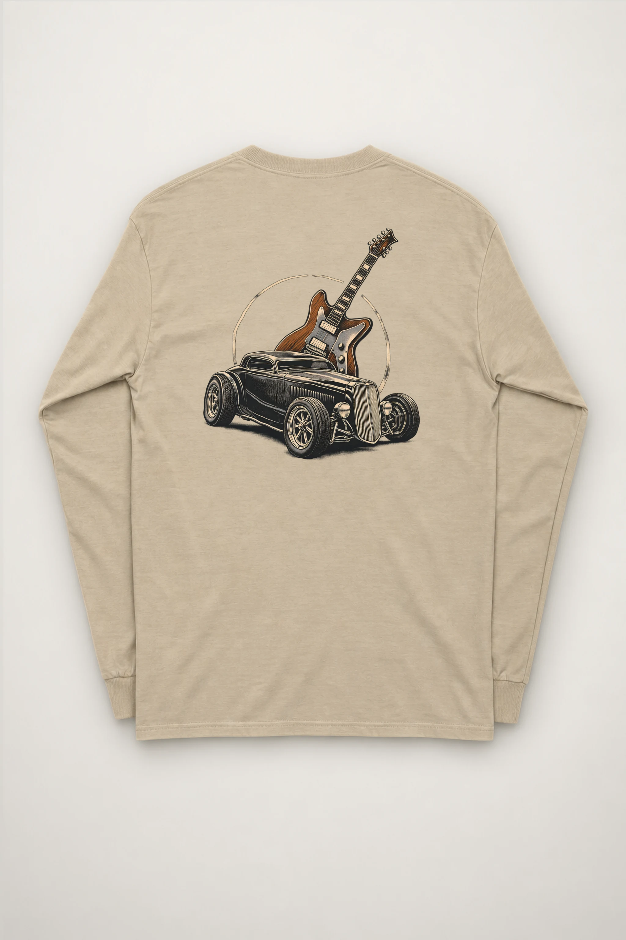 "Chrome Resonance" Unisex Longsleeve T-shirt