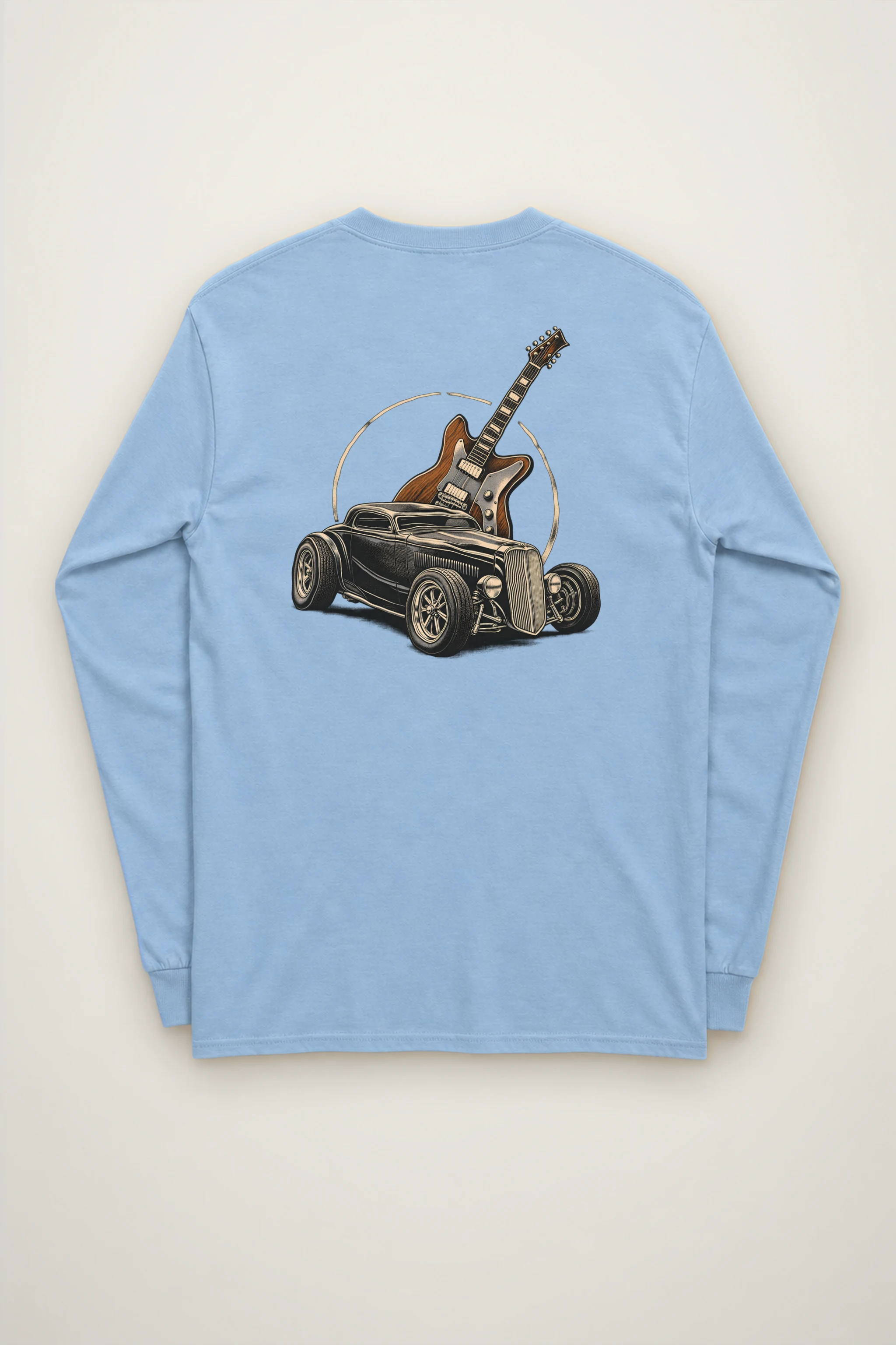 "Chrome Resonance" Unisex Longsleeve T-shirt