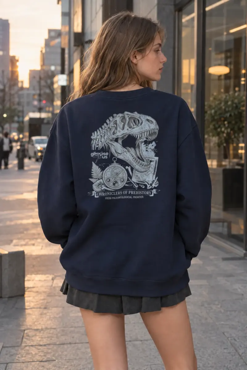 "Chroniclers Of Prehistory" Heavy Blend Unisex Crewneck Sweatshirt | Gildan 18000