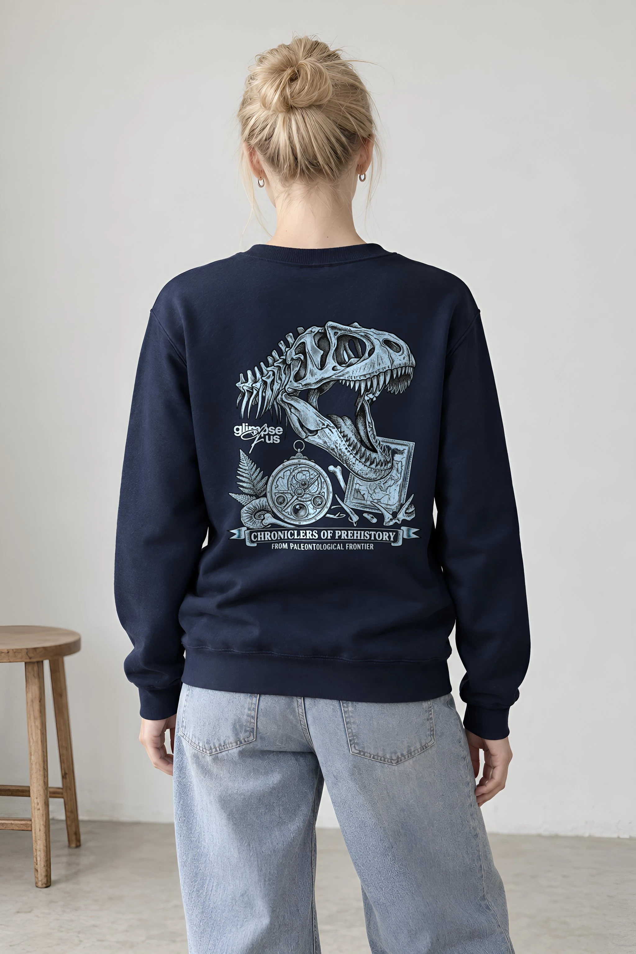 "Chroniclers Of Prehistory" 1 Crewneck Sweatshirt