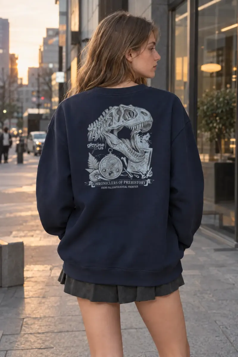 “Chroniclers Of Prehistory” Heavy Blend Unisex Crewneck Sweatshirt | Gildan 18000