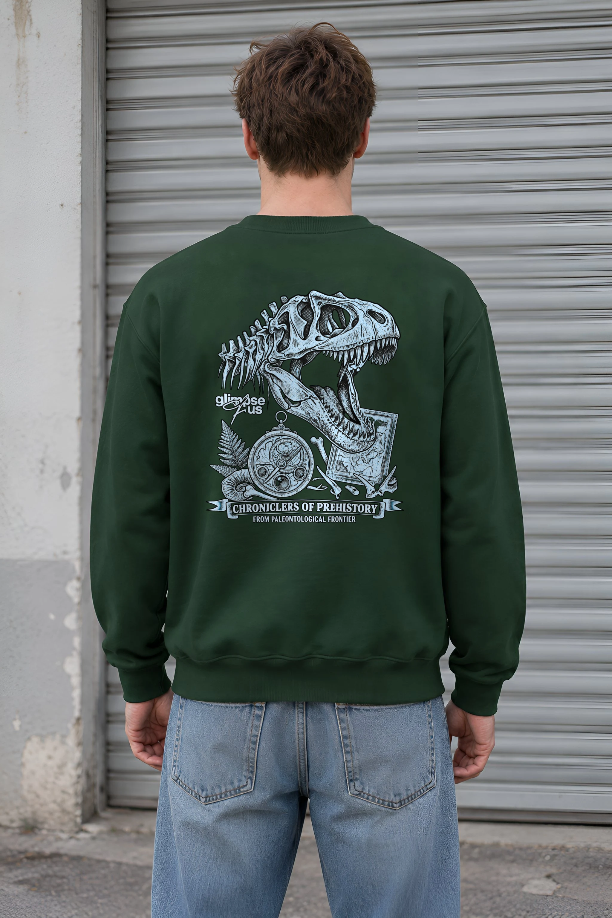 "Chroniclers Of Prehistory" 1 Crewneck Sweatshirt