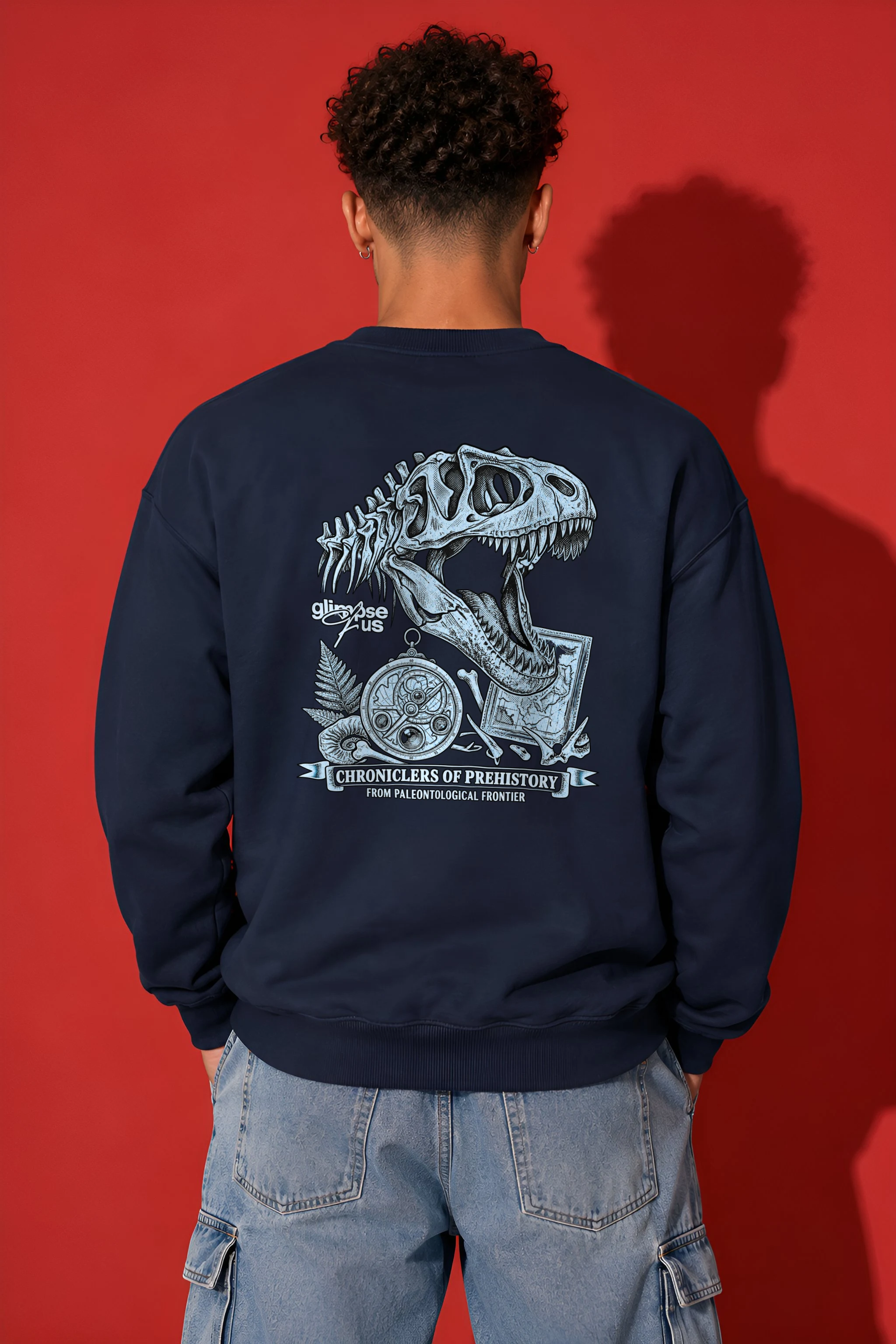 "Chroniclers Of Prehistory" 1 Crewneck Sweatshirt