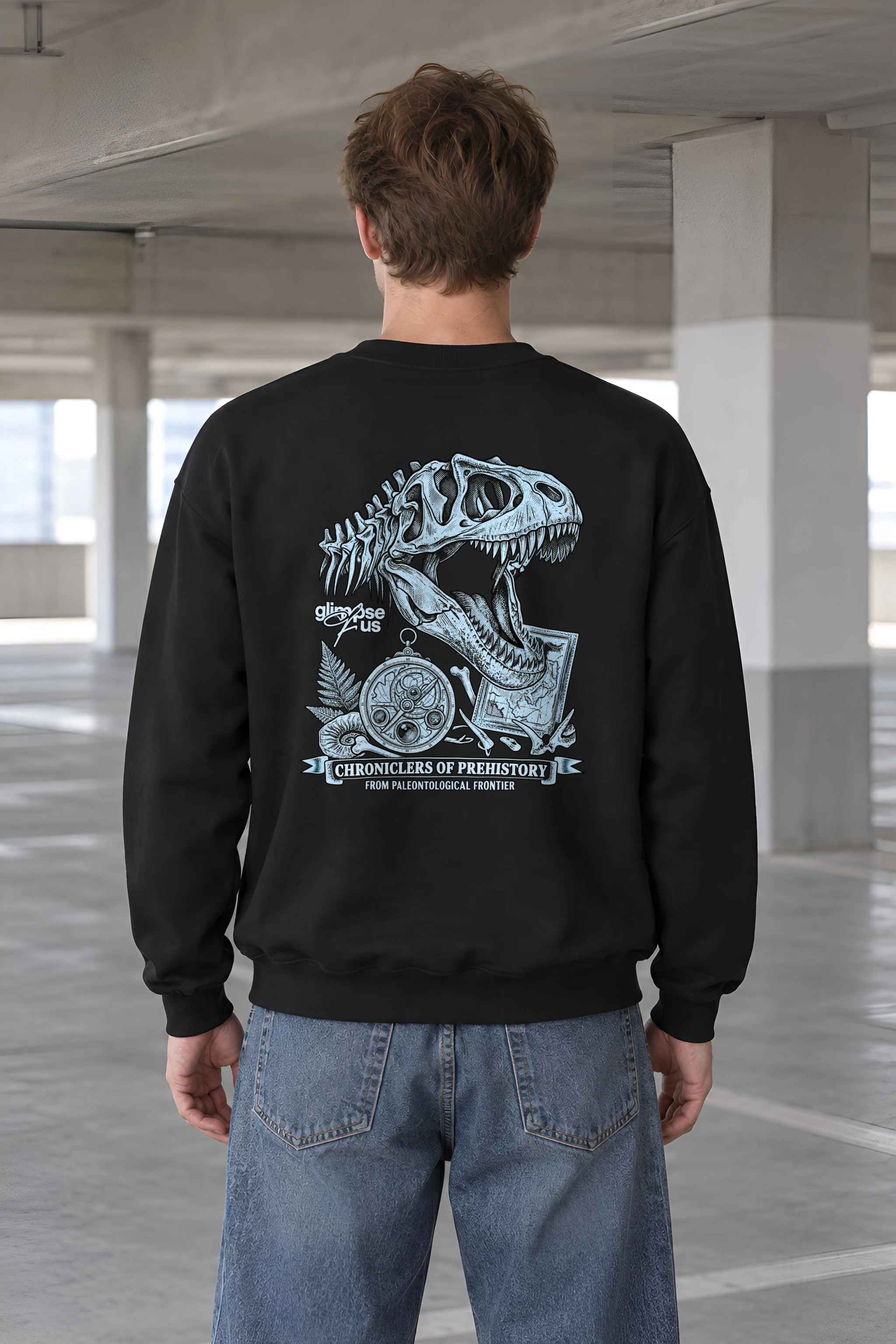 "Chroniclers Of Prehistory" 1 Crewneck Sweatshirt
