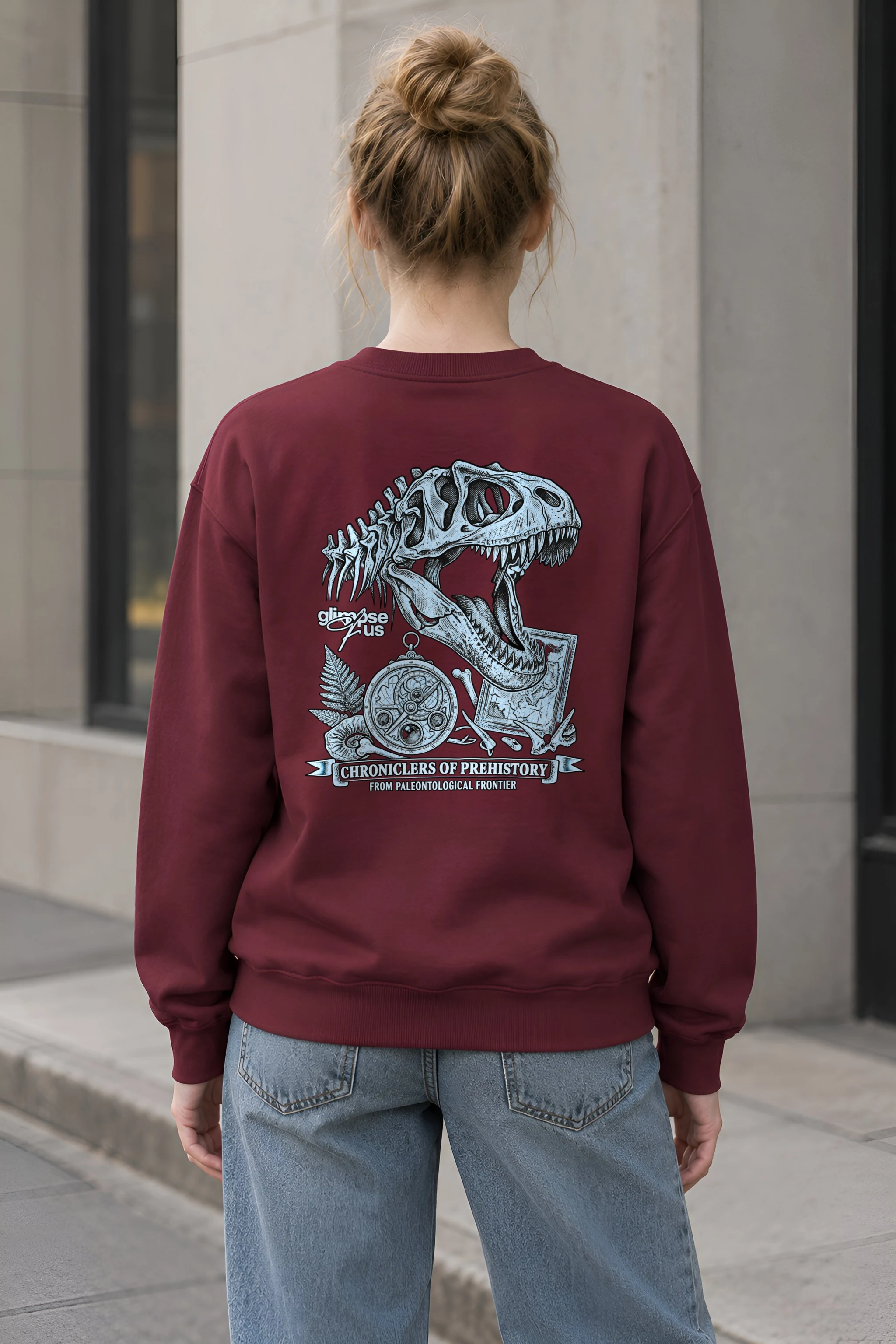 "Chroniclers Of Prehistory" 1 Crewneck Sweatshirt