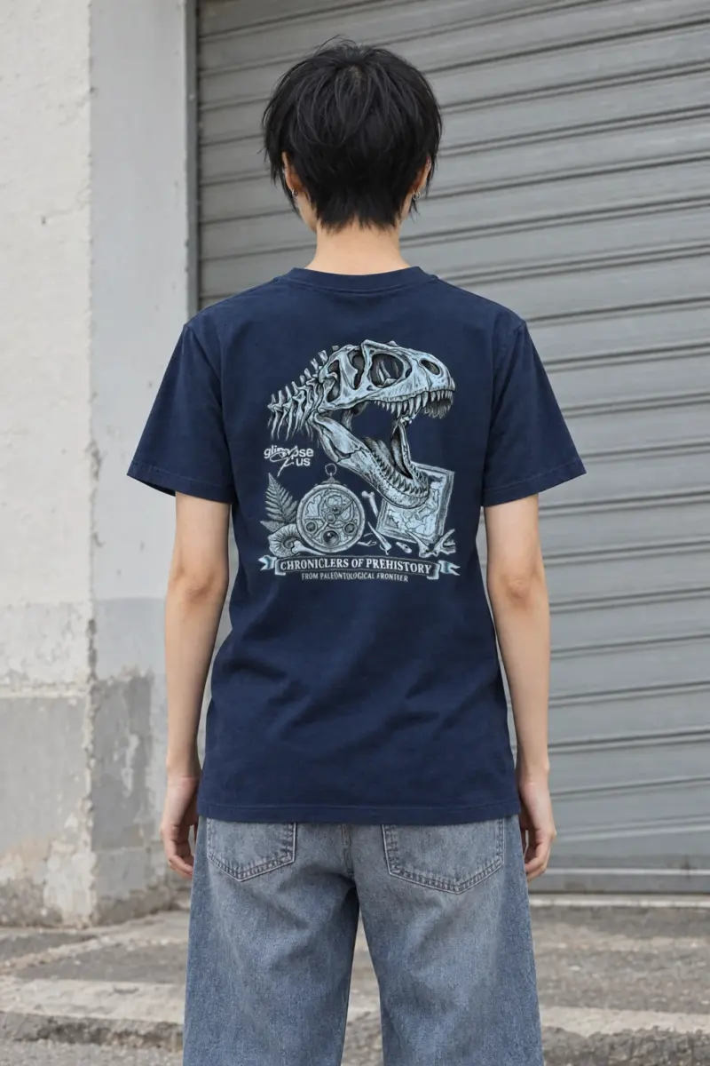 "Chroniclers Of Prehistory" Heavyweight Unisex Crewneck T-shirt | Gildan 5000