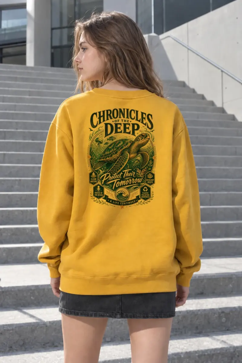 "Chronicles Of The Deep" Heavy Blend Unisex Crewneck Sweatshirt | Gildan 18000