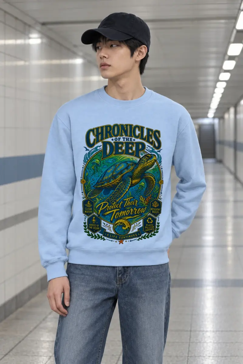 "Chronicles of the Deep" Heavy Blend Unisex Crewneck Sweatshirt
