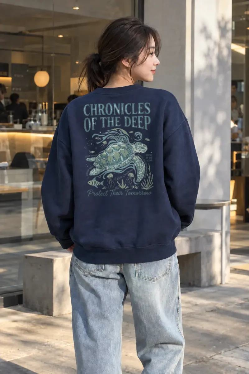 “Chronicles Of The Deep” Heavy Blend Unisex Crewneck Sweatshirt | Gildan 18000