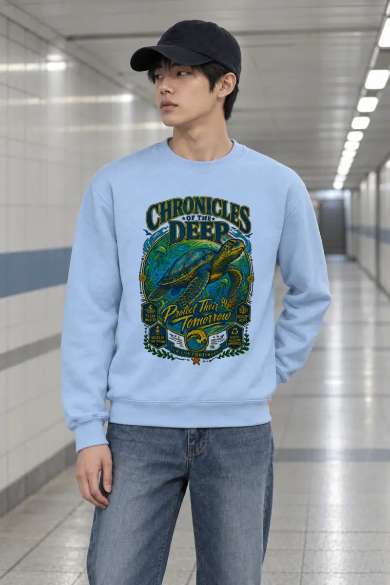 "Chronicles of the Deep" Heavy Blend Unisex Crewneck Sweatshirt