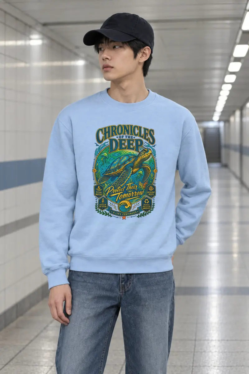 "Chronicles of the Deep" Heavy Blend Unisex Crewneck Sweatshirt