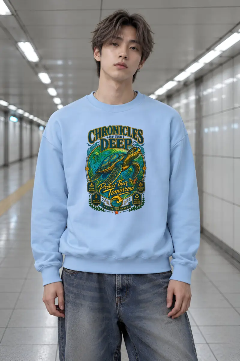 "Chronicles of the Deep" Heavy Blend Unisex Crewneck Sweatshirt