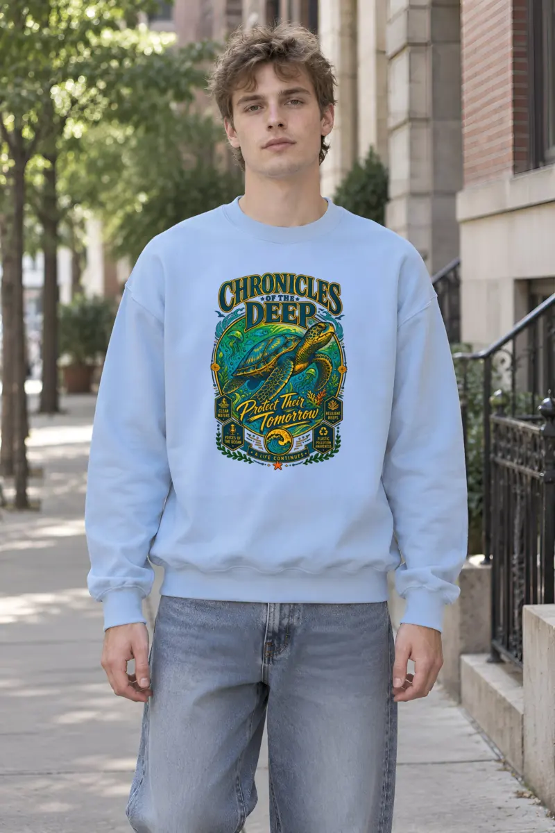 "Chronicles of the Deep" Heavy Blend Unisex Crewneck Sweatshirt