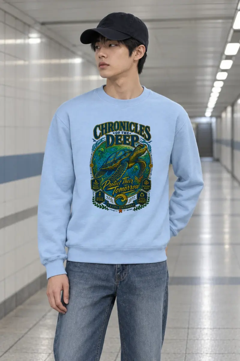 "Chronicles of the Deep" Heavy Blend Unisex Crewneck Sweatshirt