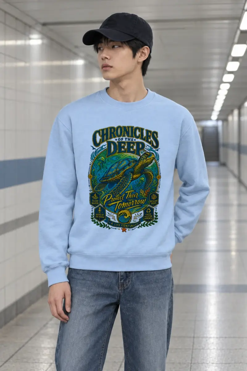 "Chronicles of the Deep" Heavy Blend Unisex Crewneck Sweatshirt