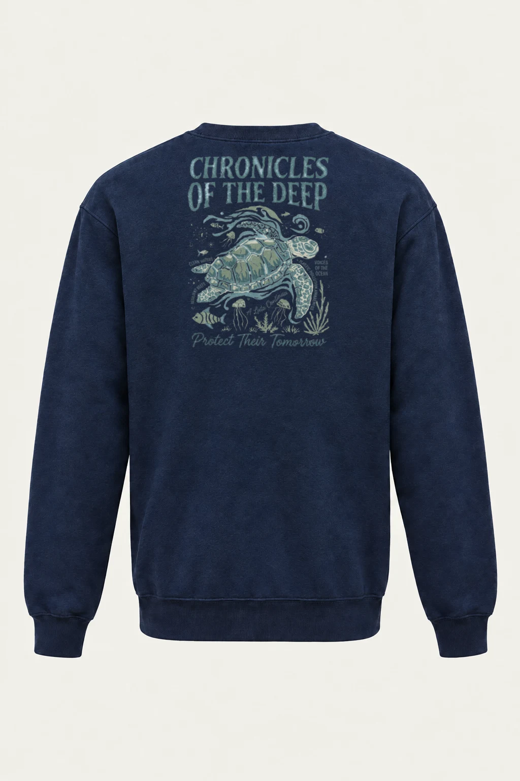 "Chronicles Of The Deep" Heavy Blend Unisex Crewneck Sweatshirt | Gildan 18000
