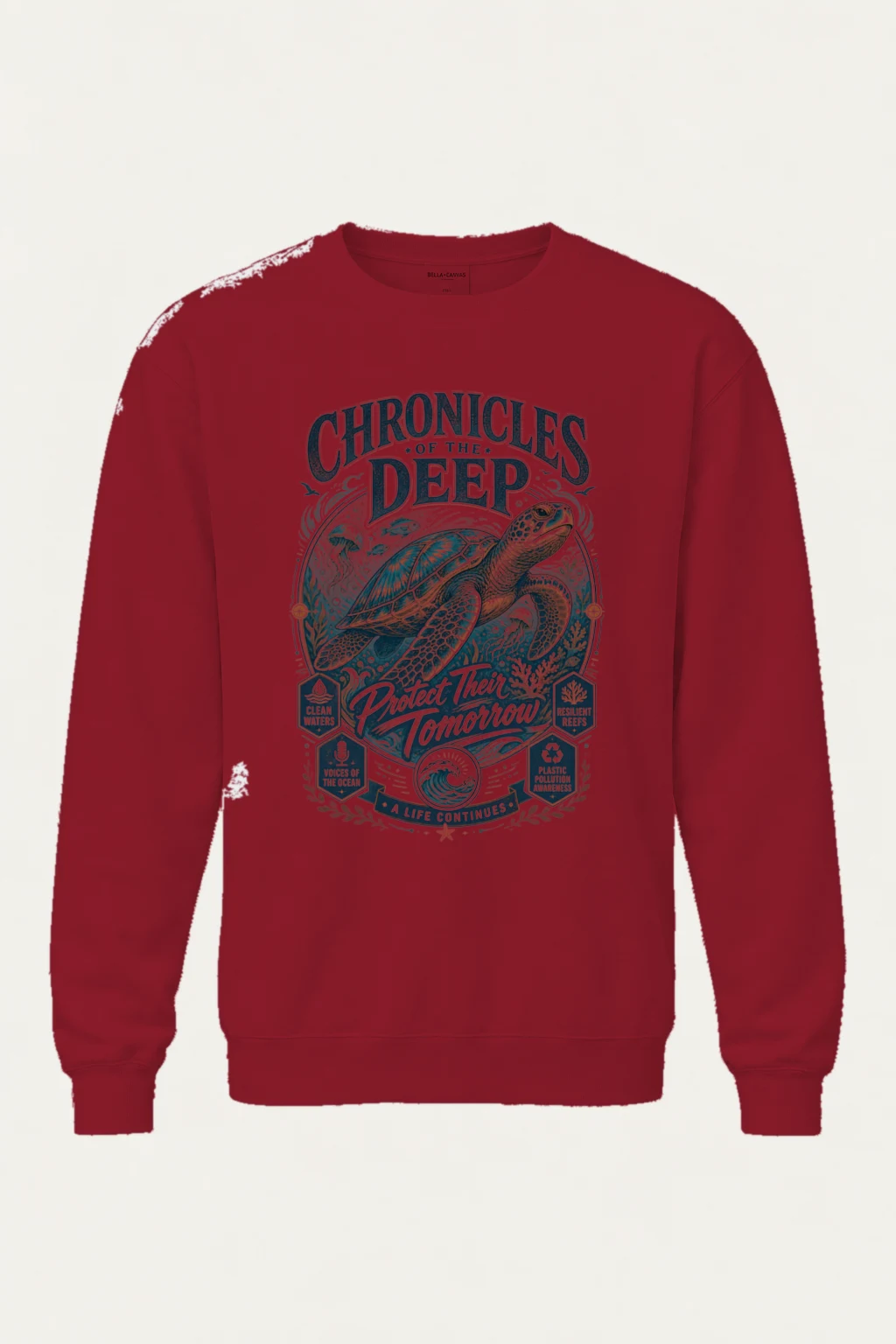 "Chronicles Of The Deep" Heavy Blend Unisex Crewneck Sweatshirt | Gildan 18000