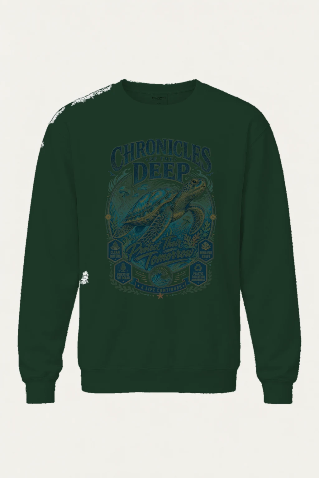 "Chronicles Of The Deep" Heavy Blend Unisex Crewneck Sweatshirt | Gildan 18000