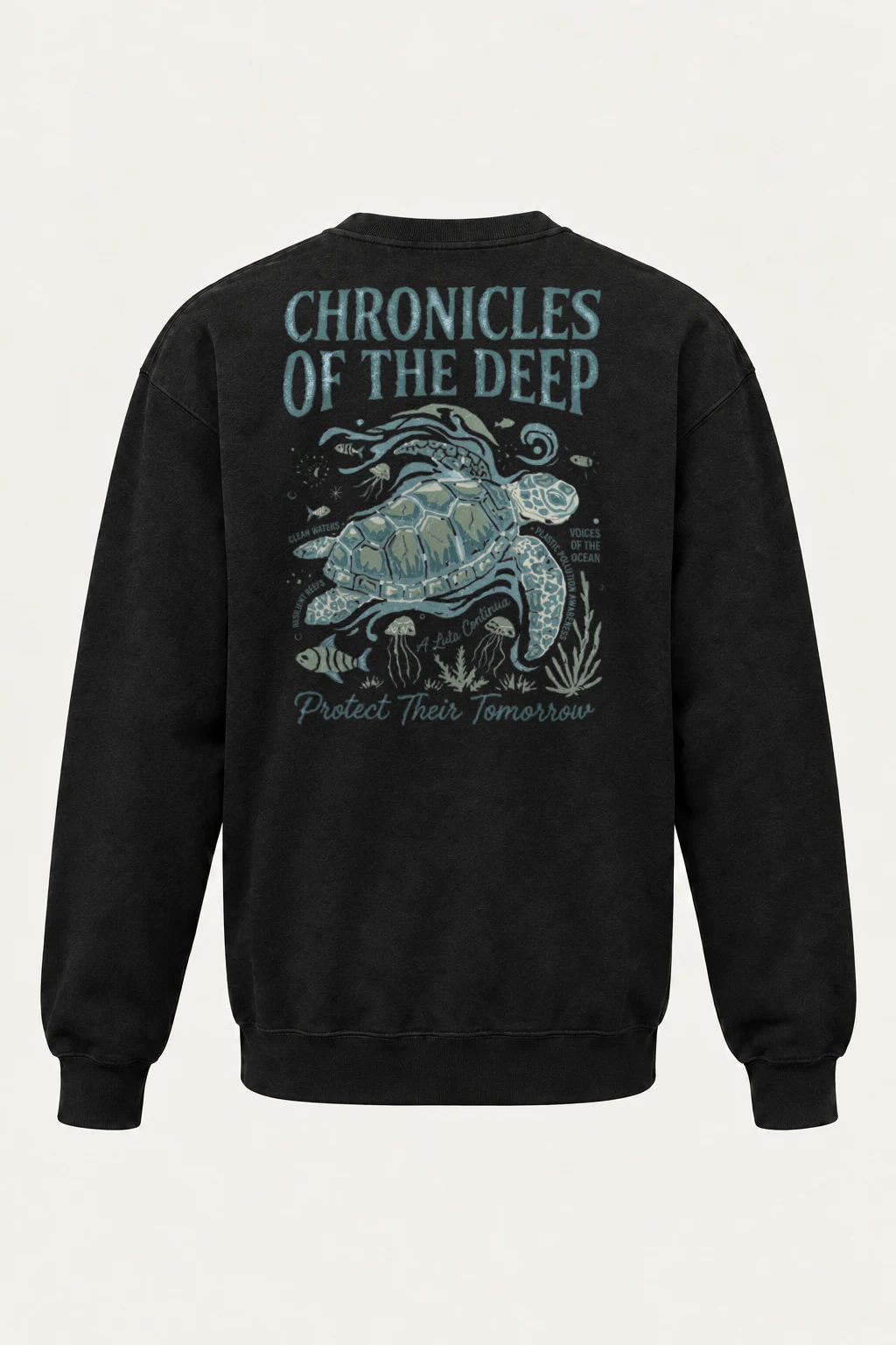 "Chronicles Of The Deep" Heavy Blend Unisex Crewneck Sweatshirt | Gildan 18000