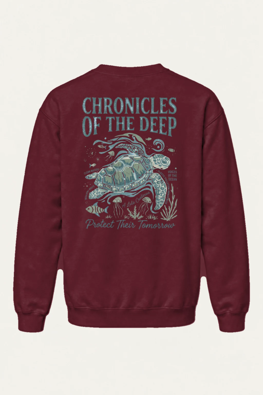 "Chronicles Of The Deep" Heavy Blend Unisex Crewneck Sweatshirt | Gildan 18000