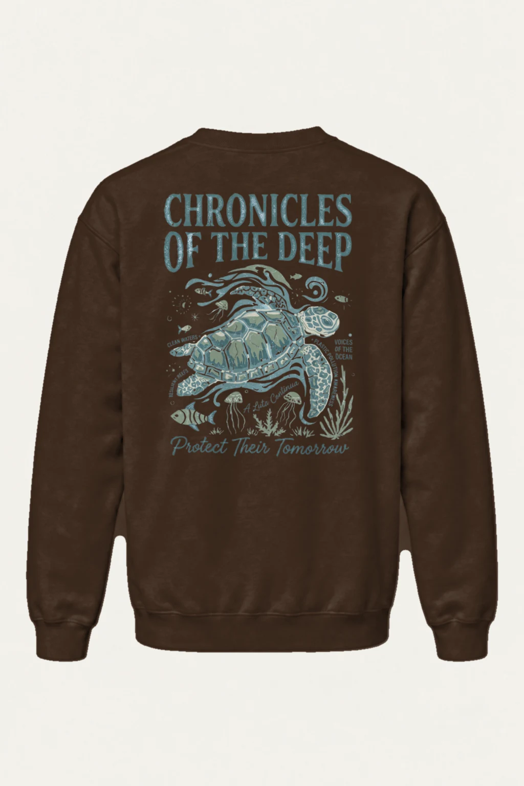 "Chronicles Of The Deep" Heavy Blend Unisex Crewneck Sweatshirt | Gildan 18000