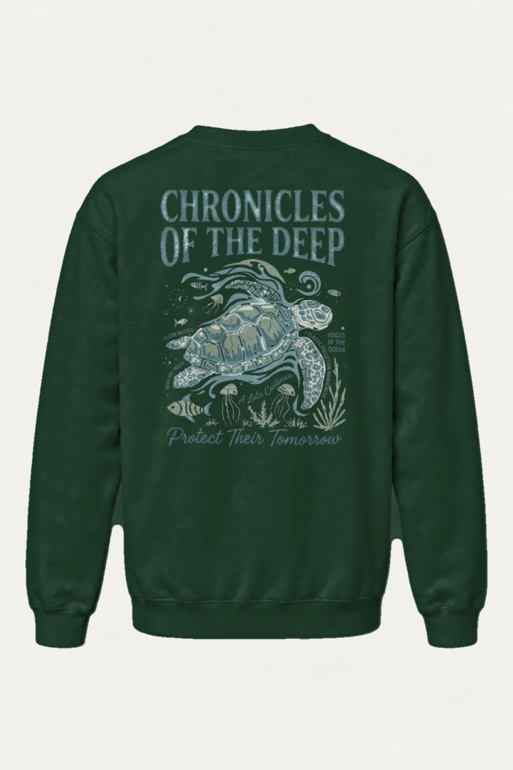 "Chronicles Of The Deep" Heavy Blend Unisex Crewneck Sweatshirt | Gildan 18000