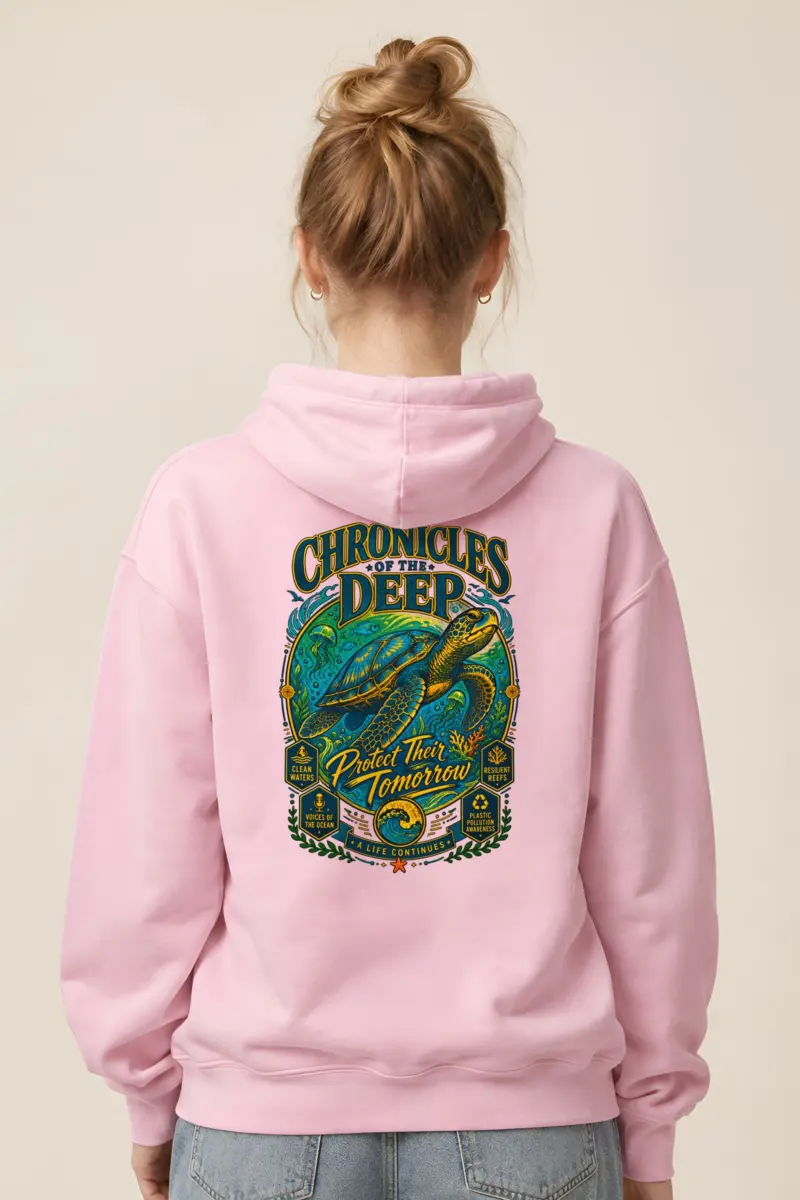 "Chronicles Of The Deep" Heavy Blend Unisex Pullover Hoodie