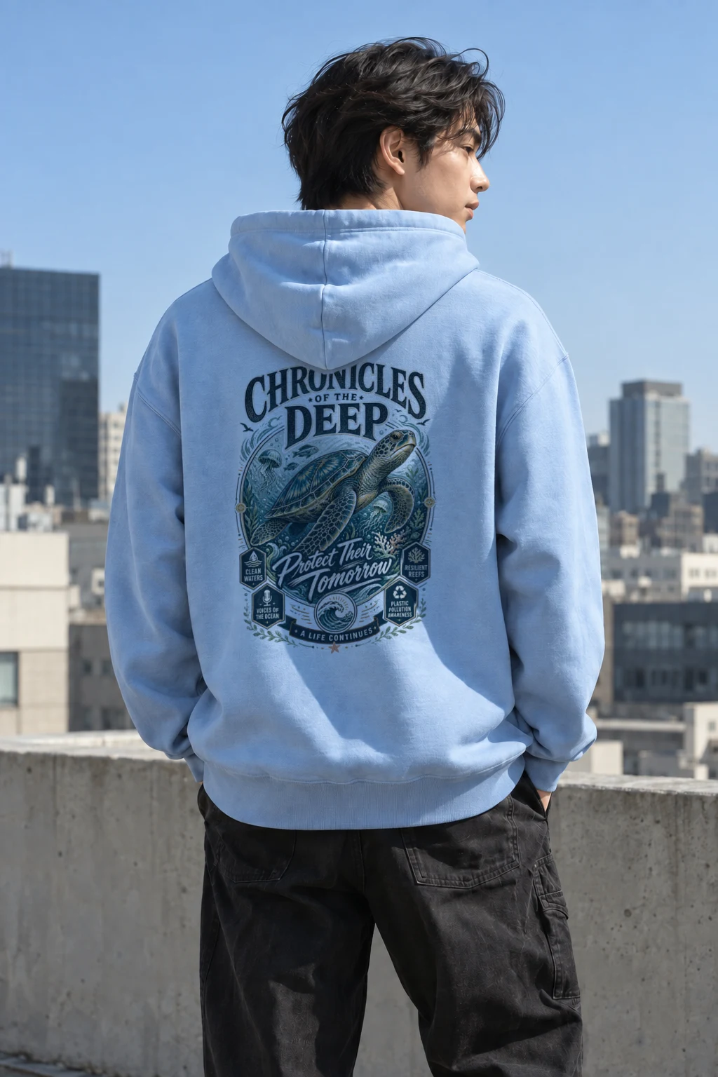 "Chronicles Of The Deep" Heavy Blend Unisex Pullover Hoodie | Gildan 18500
