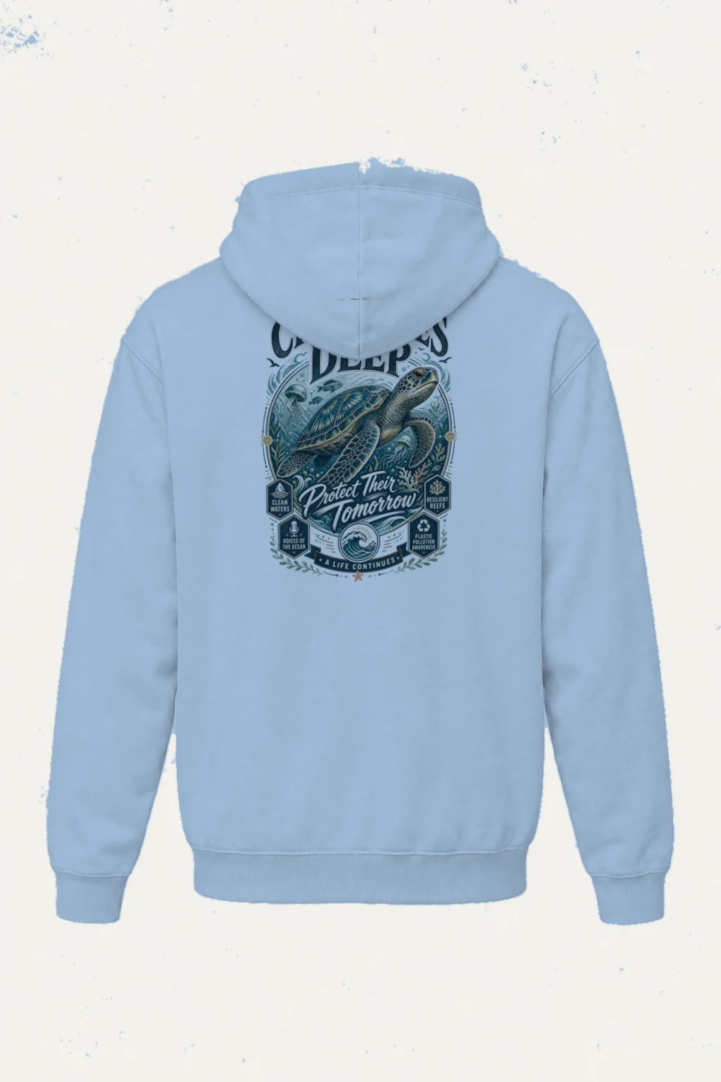 "Chronicles Of The Deep" Heavy Blend Unisex Pullover Hoodie | Gildan 18500