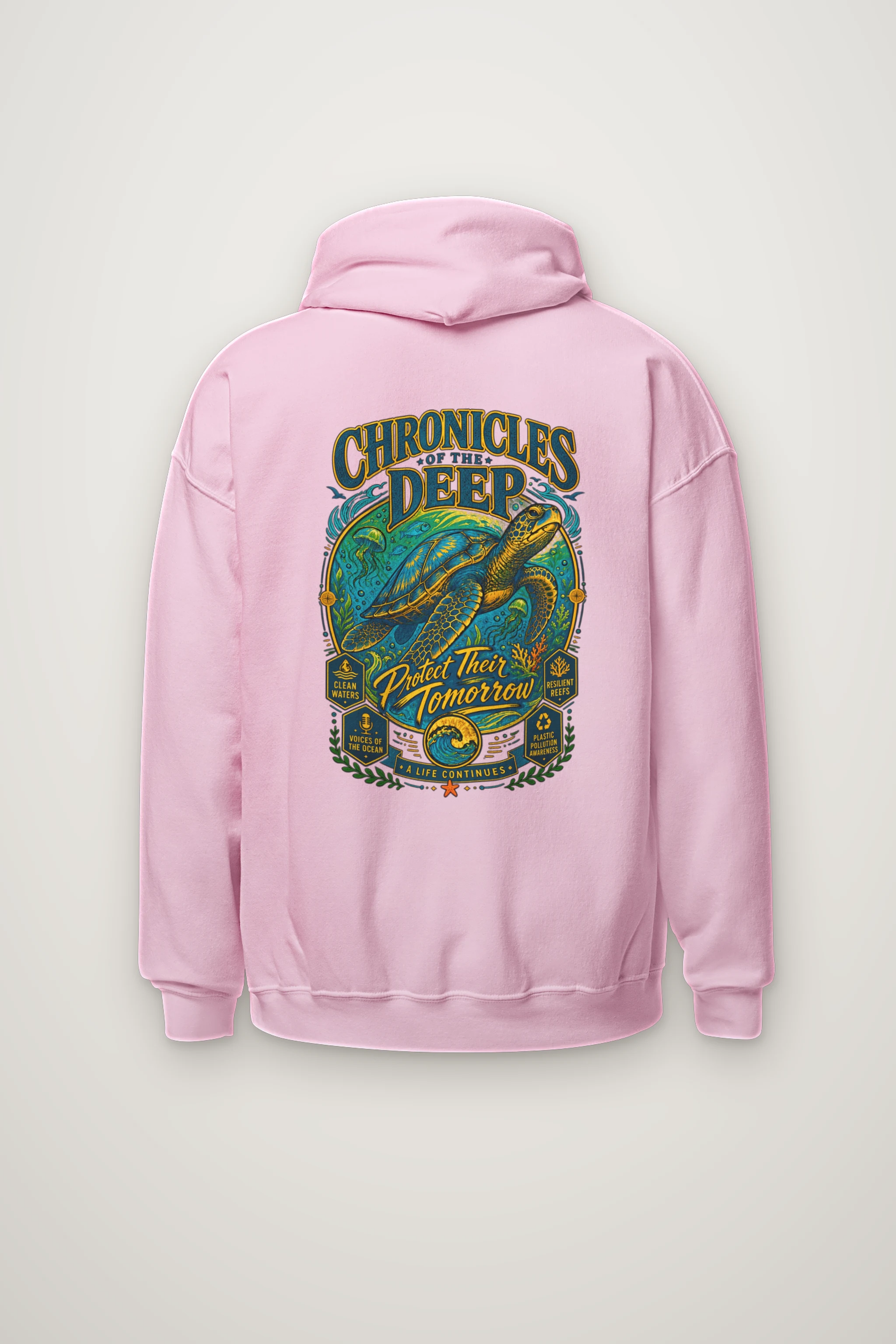 "Chronicles Of The Deep" Heavy Blend Unisex Pullover Hoodie