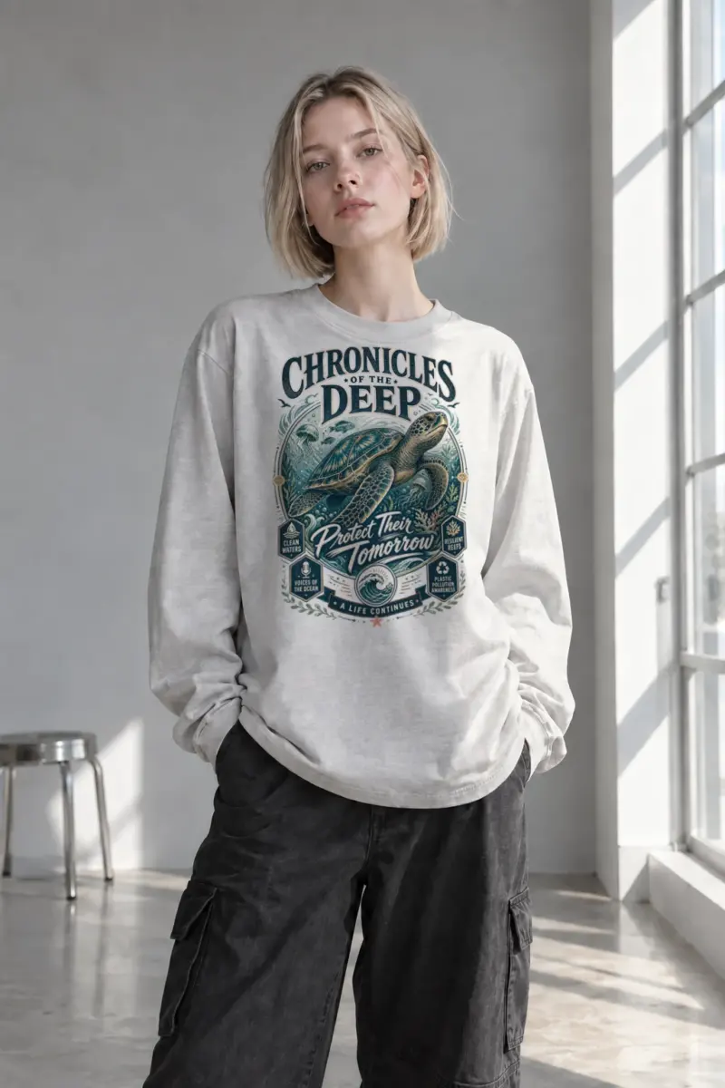 "Chronicles Of The Deep" Unisex Longsleeve T-shirt | Gildan 2400