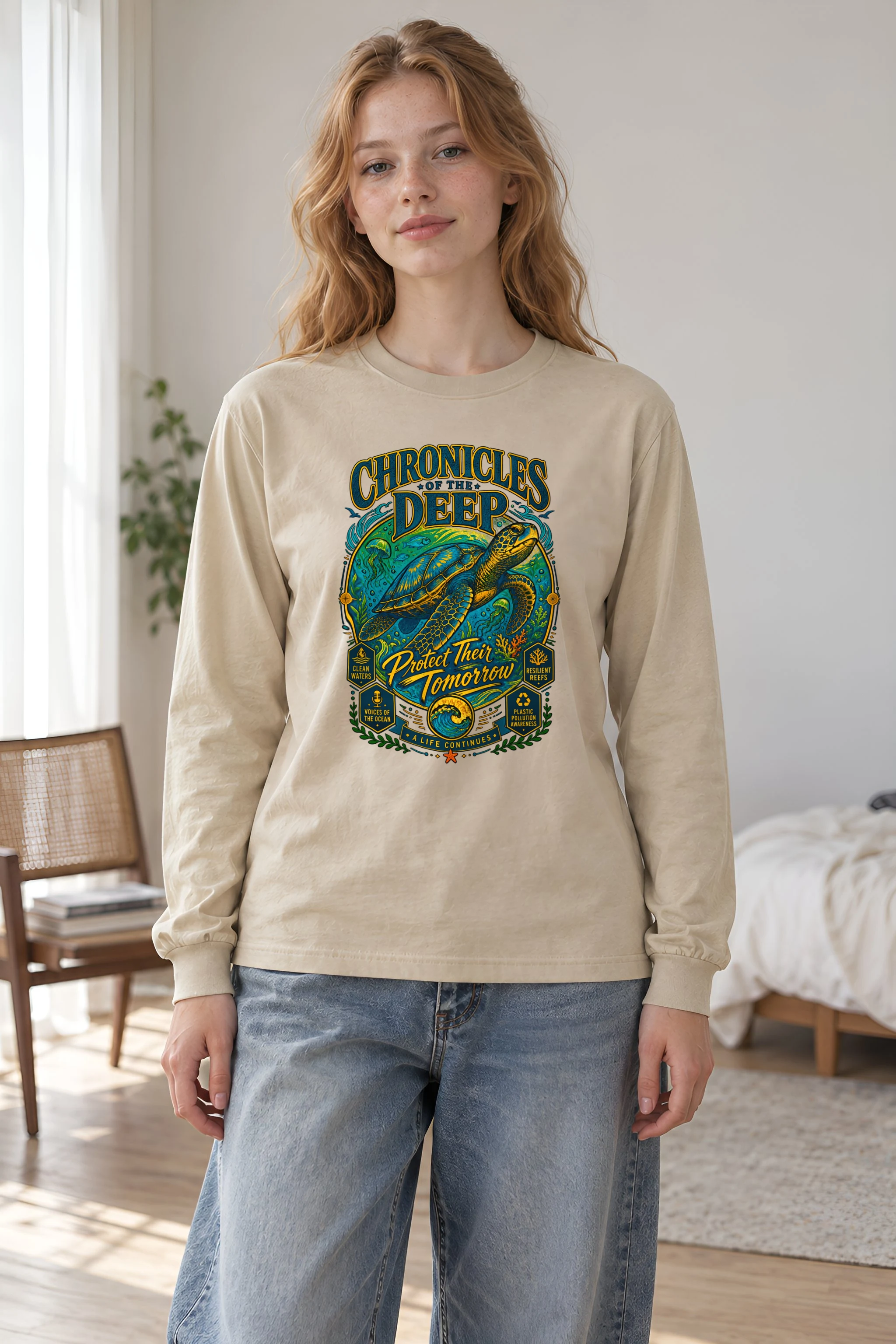 "Chronicles Of The Deep" Unisex Longsleeve T-shirt