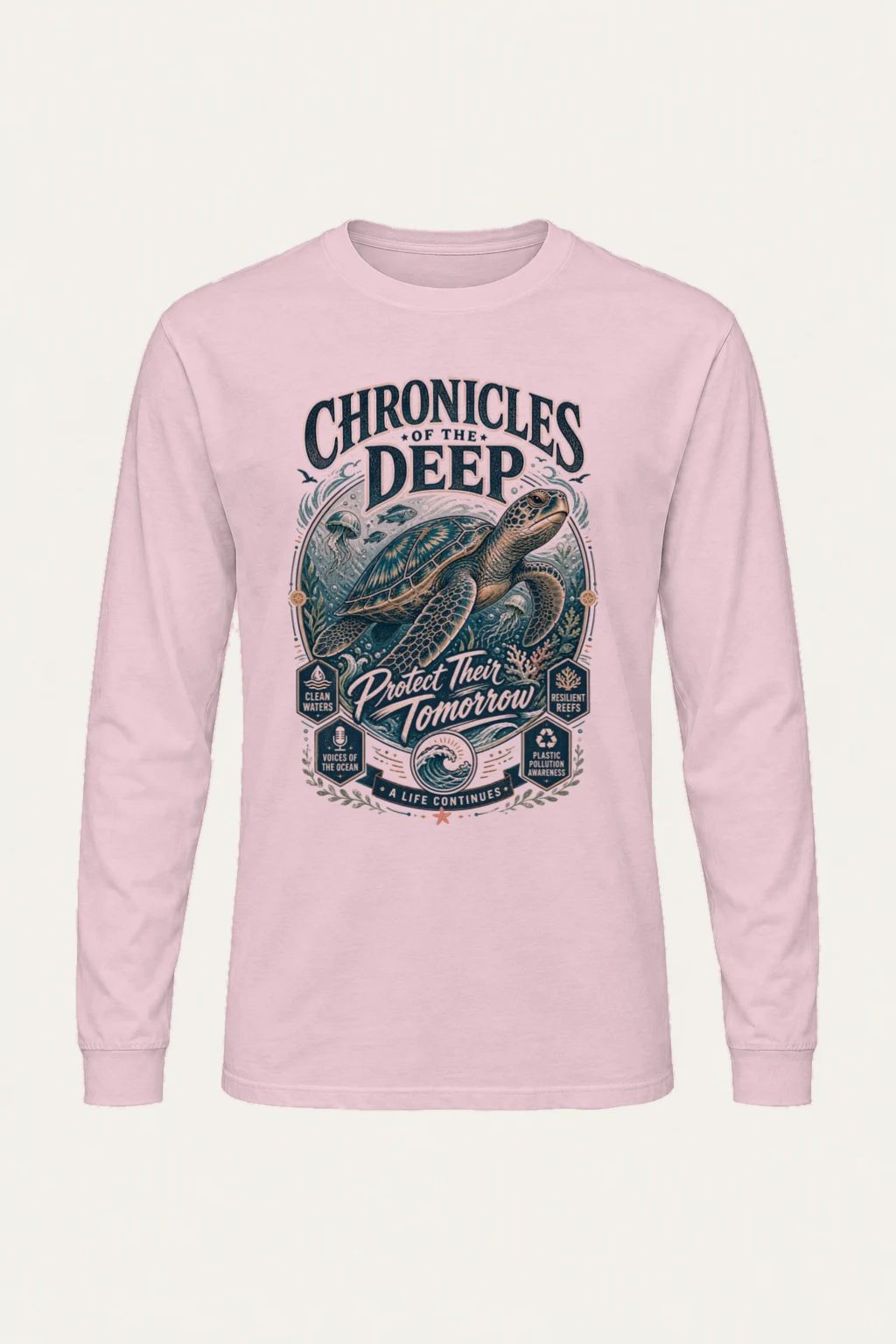 "Chronicles Of The Deep" Unisex Longsleeve T-shirt | Gildan 2400
