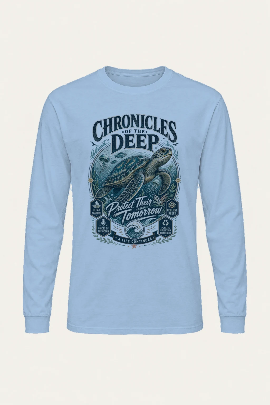 "Chronicles Of The Deep" Unisex Longsleeve T-shirt | Gildan 2400