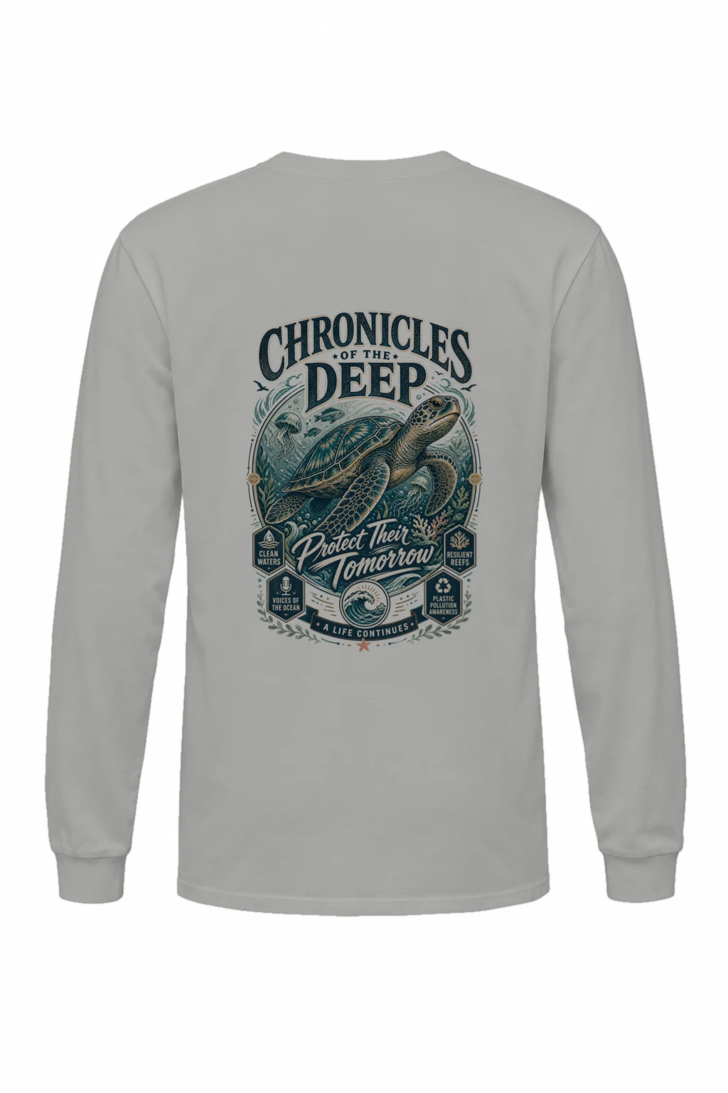 "Chronicles Of The Deep" Unisex Longsleeve T-shirt | Gildan 2400