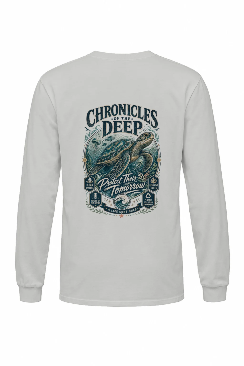"Chronicles Of The Deep" Unisex Longsleeve T-shirt | Gildan 2400