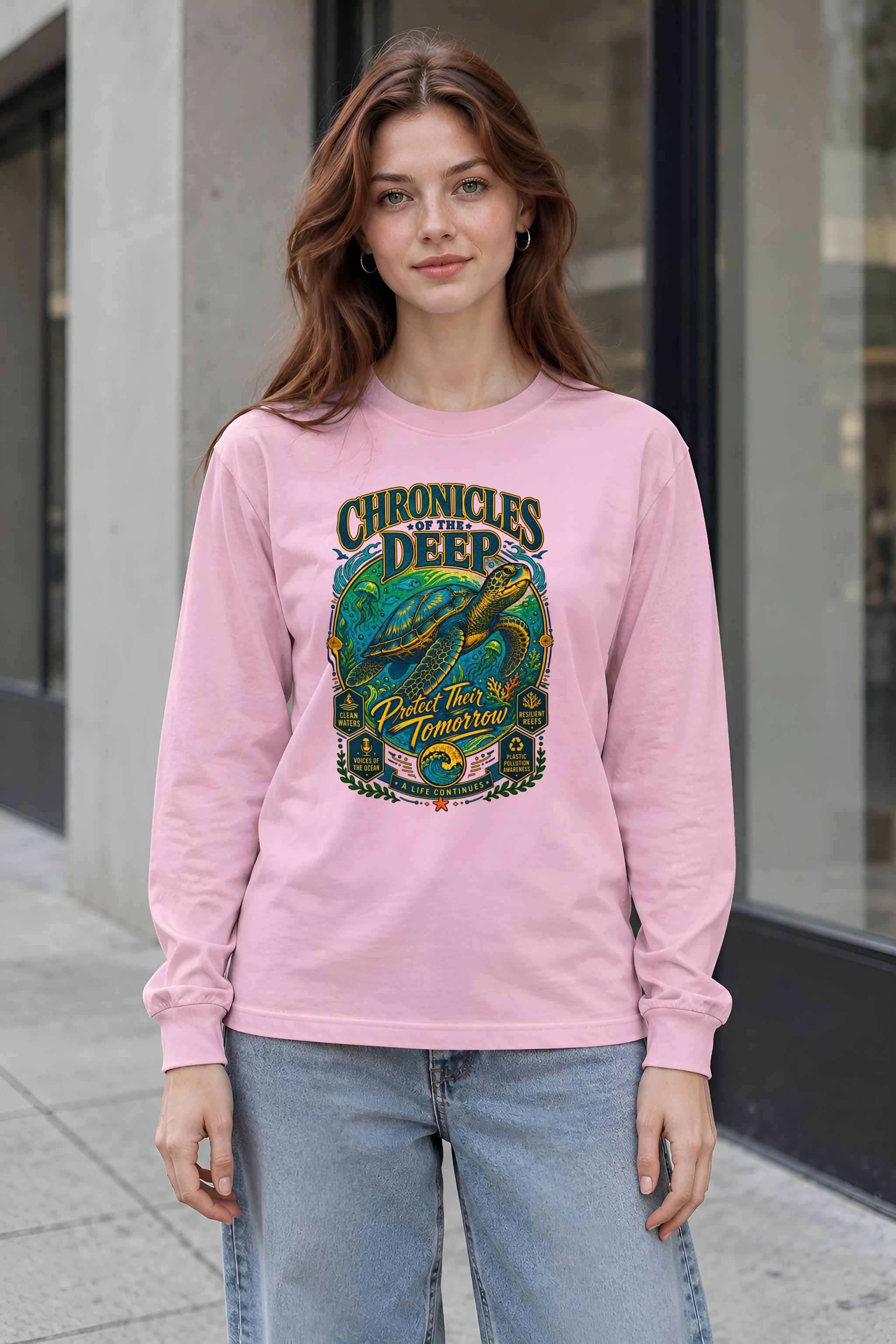 "Chronicles Of The Deep" Unisex Longsleeve T-shirt