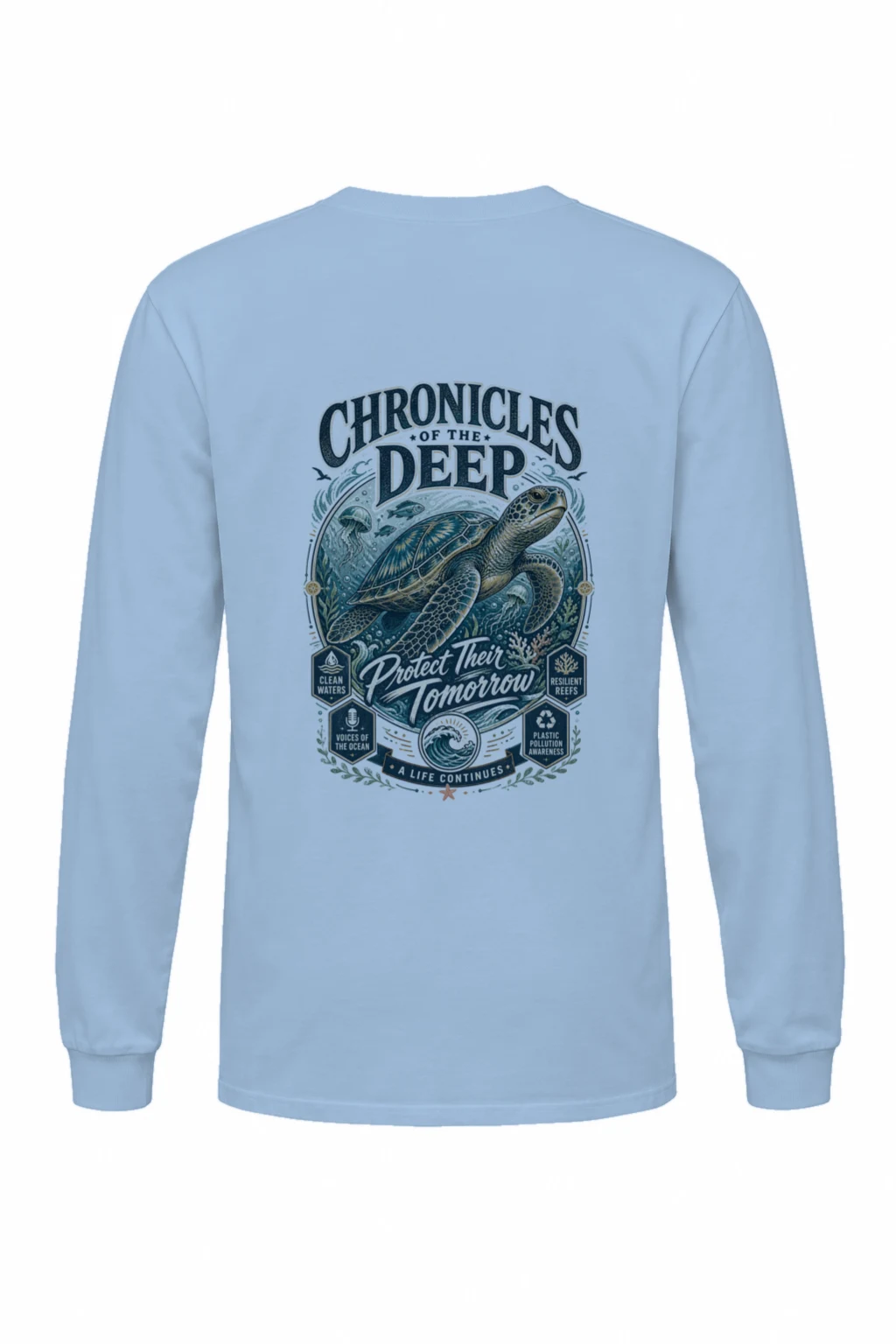 "Chronicles Of The Deep" Unisex Longsleeve T-shirt | Gildan 2400