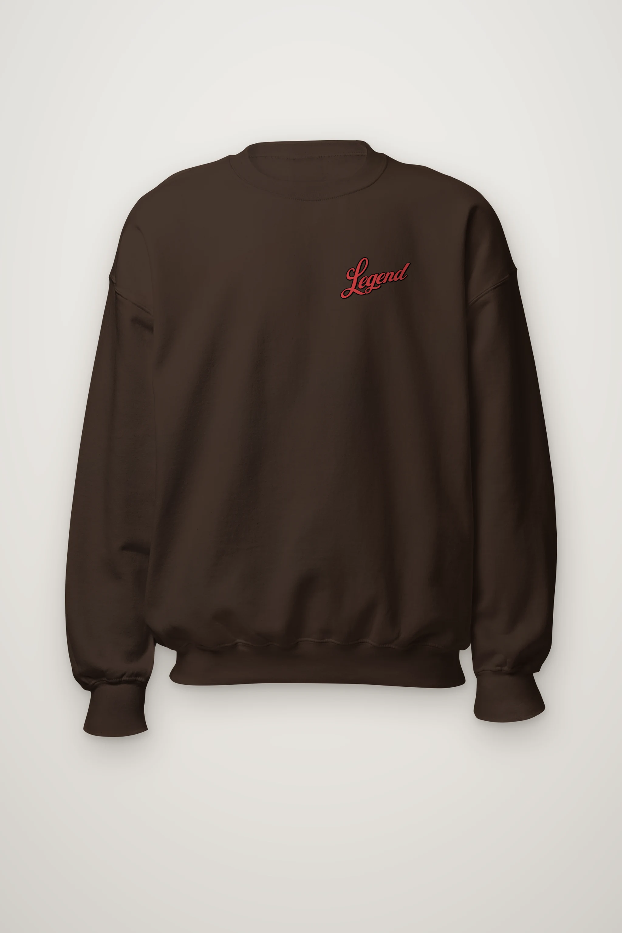"Cigar Biker Portrait" Heavy Blend Unisex Crewneck Sweatshirt