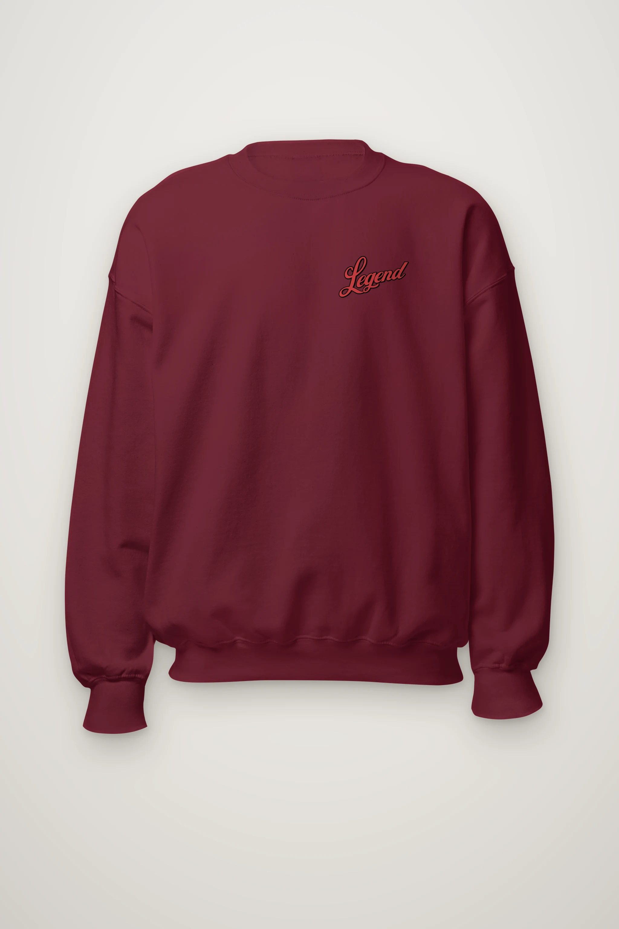"Cigar Biker Portrait" Heavy Blend Unisex Crewneck Sweatshirt