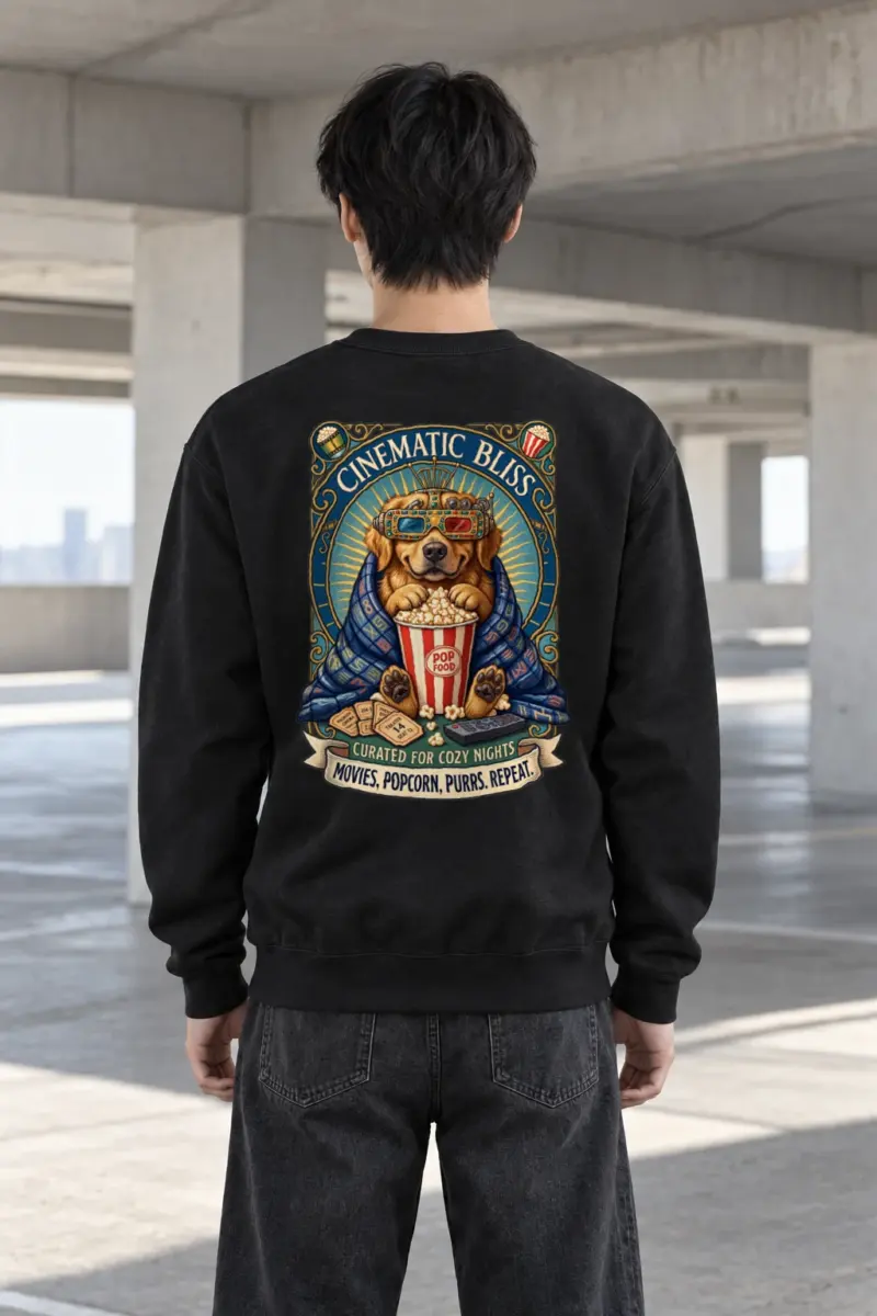 "Cinematic Bliss" Heavy Blend Unisex Crewneck Sweatshirt | Gildan 18000