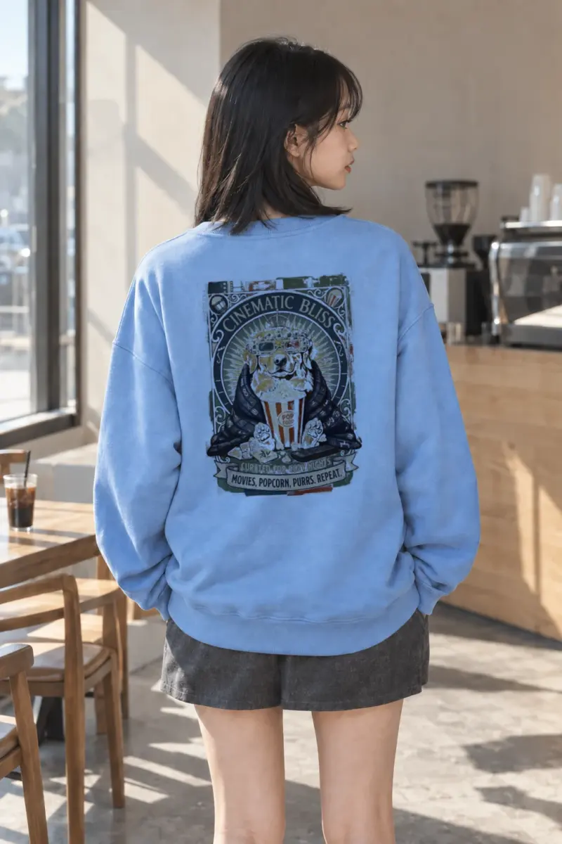 "Cinematic Bliss" Heavy Blend Unisex Crewneck Sweatshirt | Gildan 18000