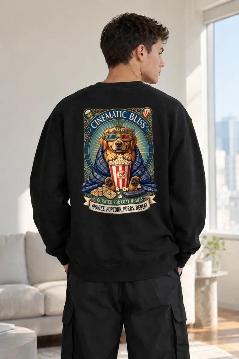 "Cinematic Bliss" Heavy Blend Unisex Crewneck Sweatshirt | Gildan 18000