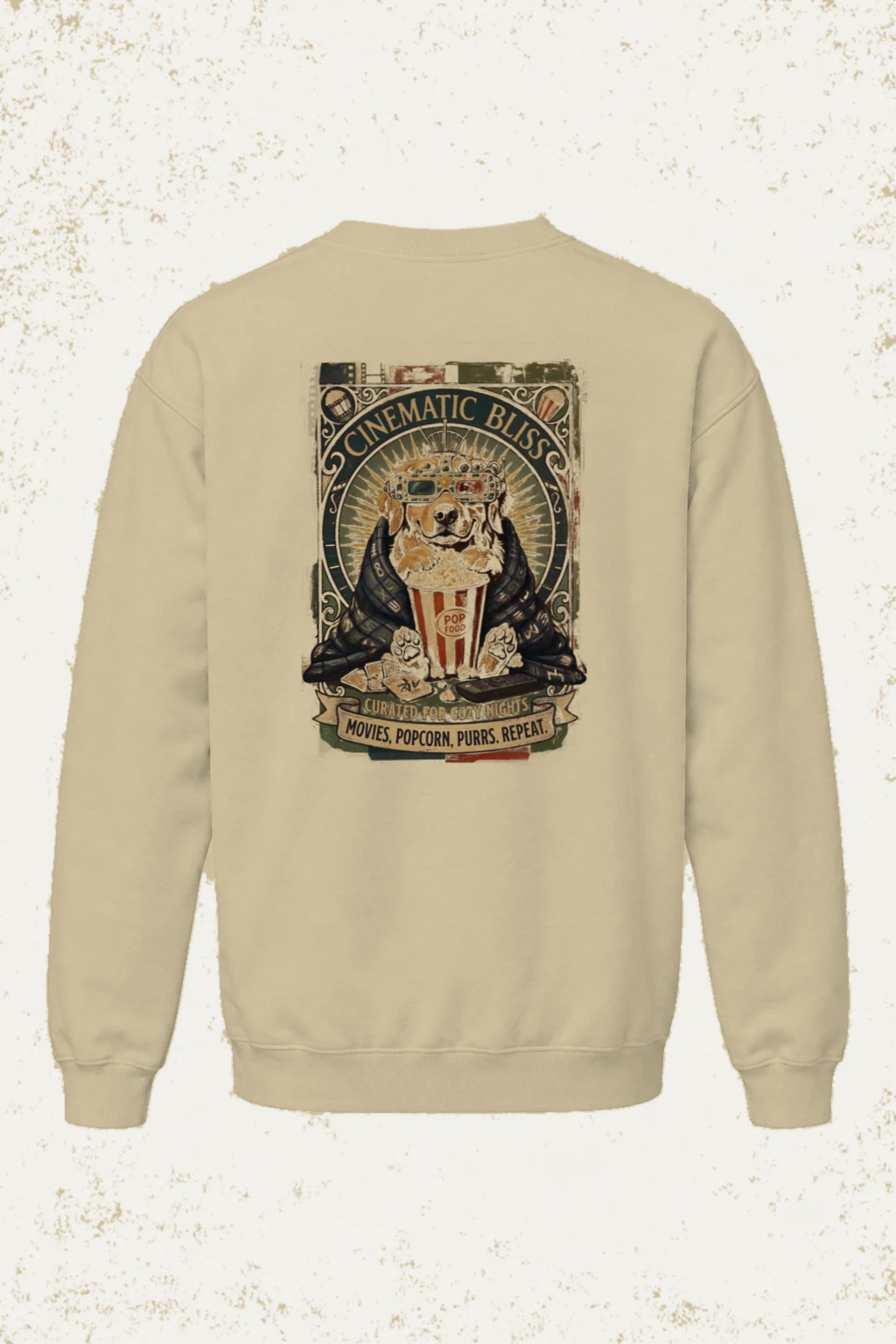 "Cinematic Bliss" Heavy Blend Unisex Crewneck Sweatshirt | Gildan 18000