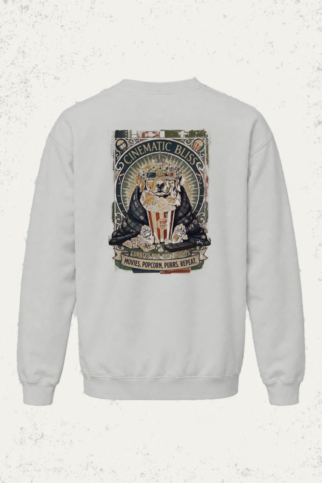"Cinematic Bliss" Heavy Blend Unisex Crewneck Sweatshirt | Gildan 18000