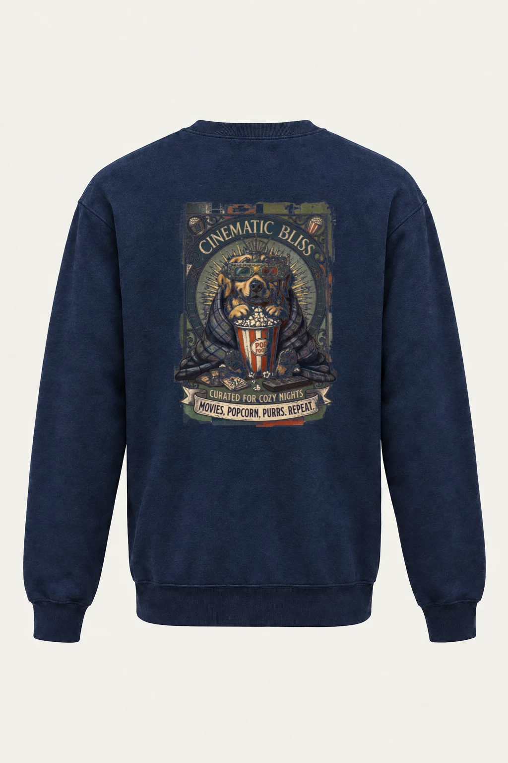 "Cinematic Bliss" Heavy Blend Unisex Crewneck Sweatshirt | Gildan 18000