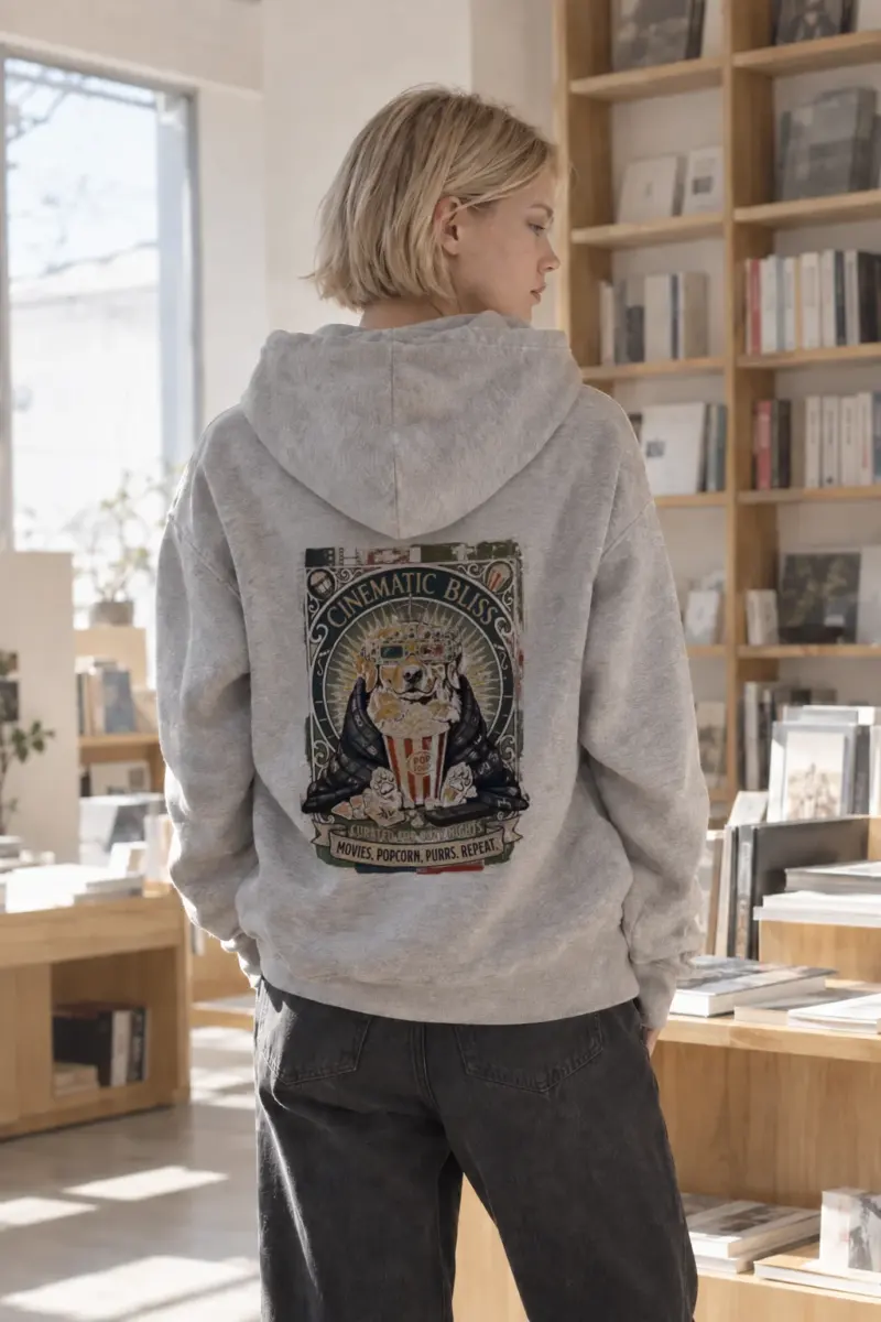 "Cinematic Bliss" Heavy Blend Unisex Pullover Hoodie | Gildan 18500
