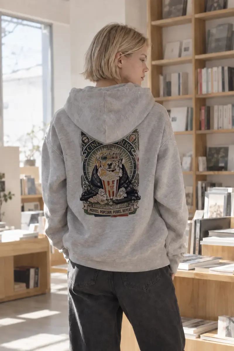 “Cinematic Bliss” Heavy Blend Unisex Pullover Hoodie | Gildan 18500