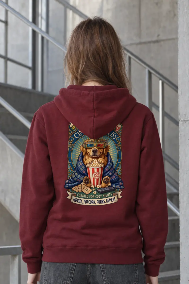 "Cinematic Bliss" Heavy Blend Unisex Pullover Hoodie