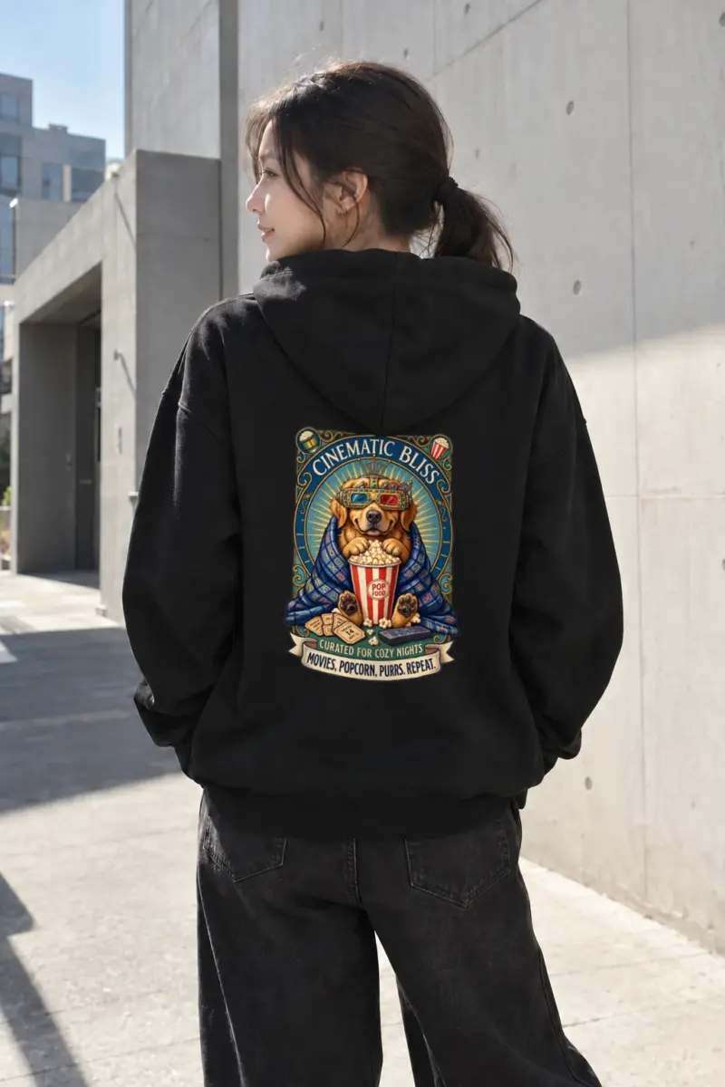 "Cinematic Bliss" Heavy Blend Unisex Pullover Hoodie | Gildan 18500